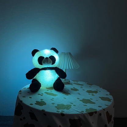 Illuminated Panda Plush Toy Night Light for Nursery, Perfect Gift for Toddler Girls' Birthdays