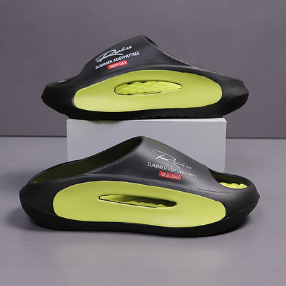 Men's Lightweight EVA Foot Massaging Slippers with Arch Support