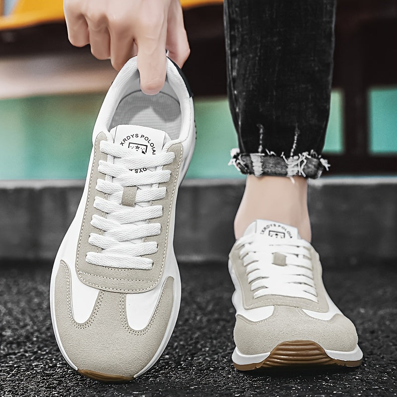 Men'S Casual Sneakers - Navy & Gray, Breathable, Anti-Sweat, Soft Sole, Durable, Lace-Up Design, All-Season Comfort, Outdoor & Casual Wear, Casual Footwear | Modern Casual Sneakers | Comfortable Footwear