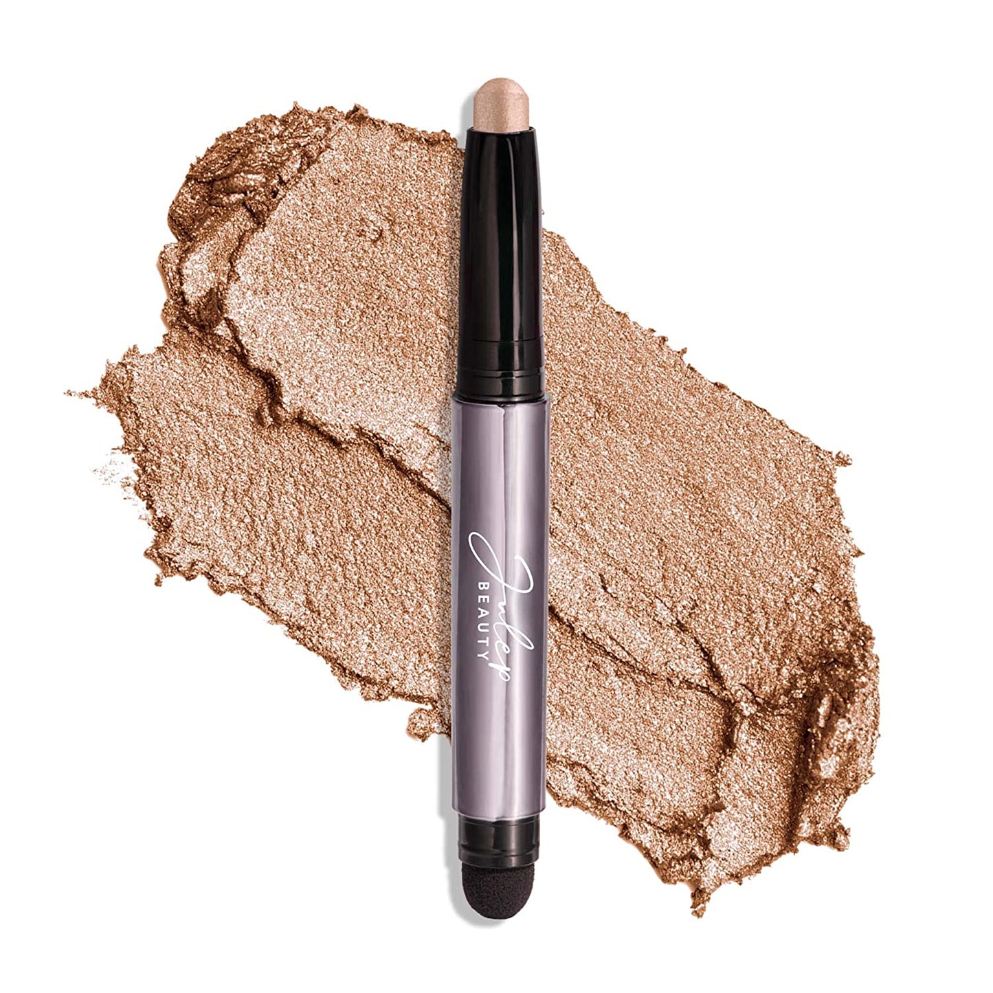 Julep Eyeshadow 101 Crème-To-Powder Waterproof Shadow Stick – Champagne Shimmer – Long-Lasting, Crease-Proof, Medium Golden-Beige Shimmer Cream Eyeshadow with Built-In Smudger