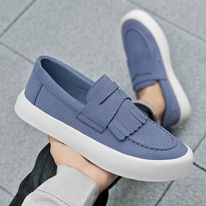 Men's Casual Slip-On Loafers - Comfortable All-Season Shoes