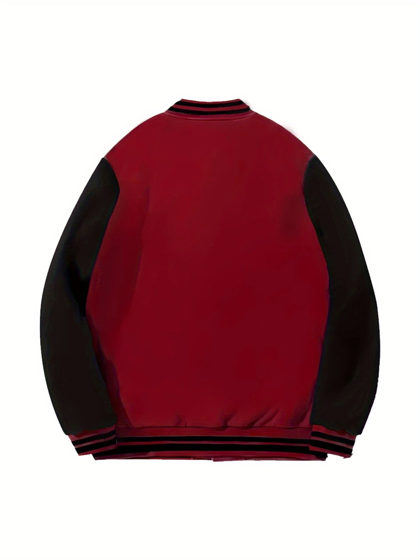 Men's Los Angeles Logo & Greek Letter Jacket - Oversized Loose Fit Baseball Collar Button-Front Coat with Number 27 Back Print, All-Season Casual Sportswear (Hand Washable) - -Themed Outerwear for Fans