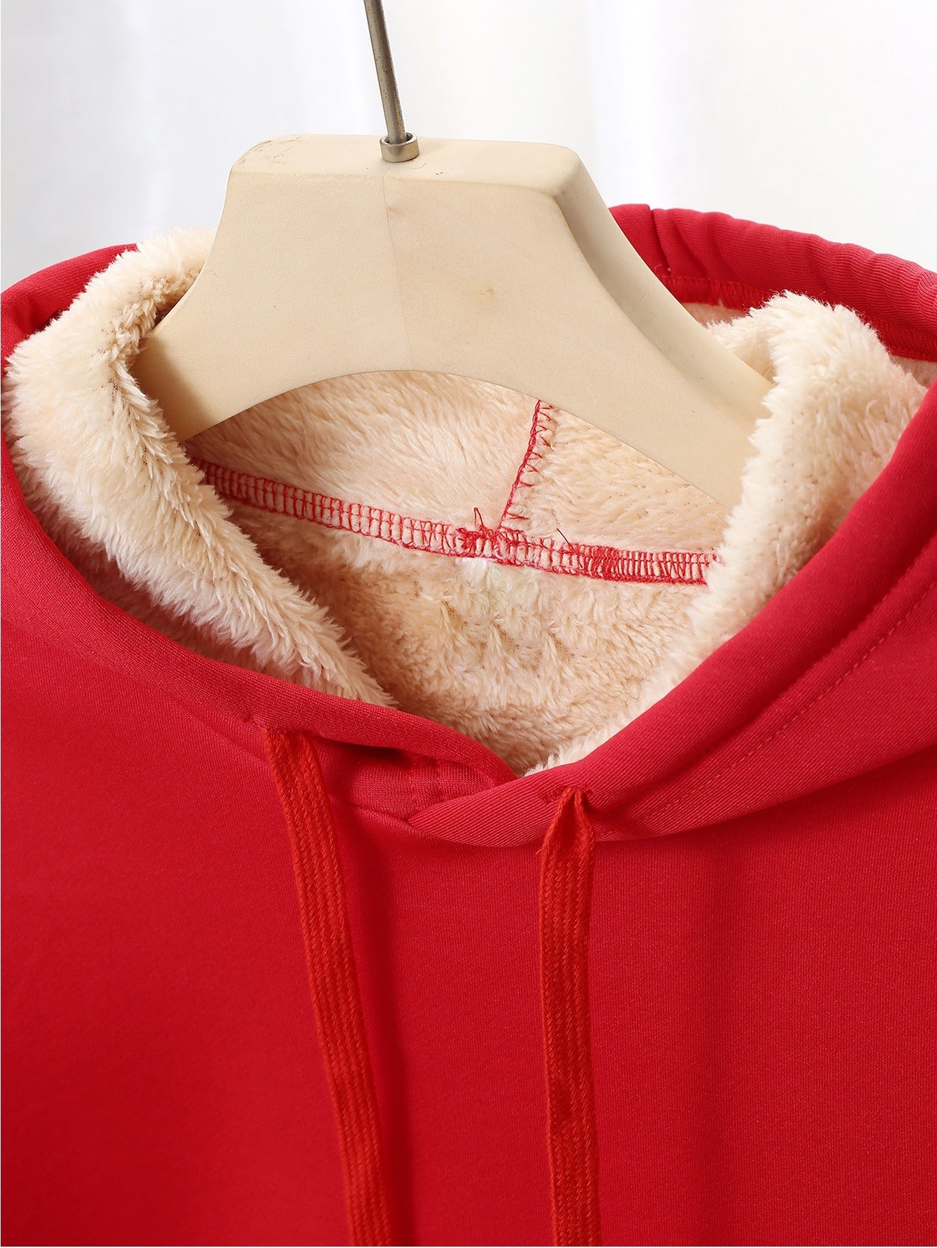 Women'S Plush Fleece-Lined Hooded Sweatshirt with Bear Print & Zipper Closure - Cozy Winter Warmth, / Color Block Design, Soft Fleece Fabric, Casual Pullover for Fall & Winter, Autumn Winter Apparel | Hooded Sweatshirt | Zipp