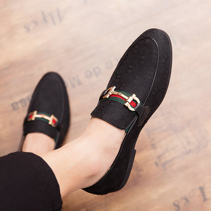 Universal PU Low Top Shoes Black Blue Sizes 38-45