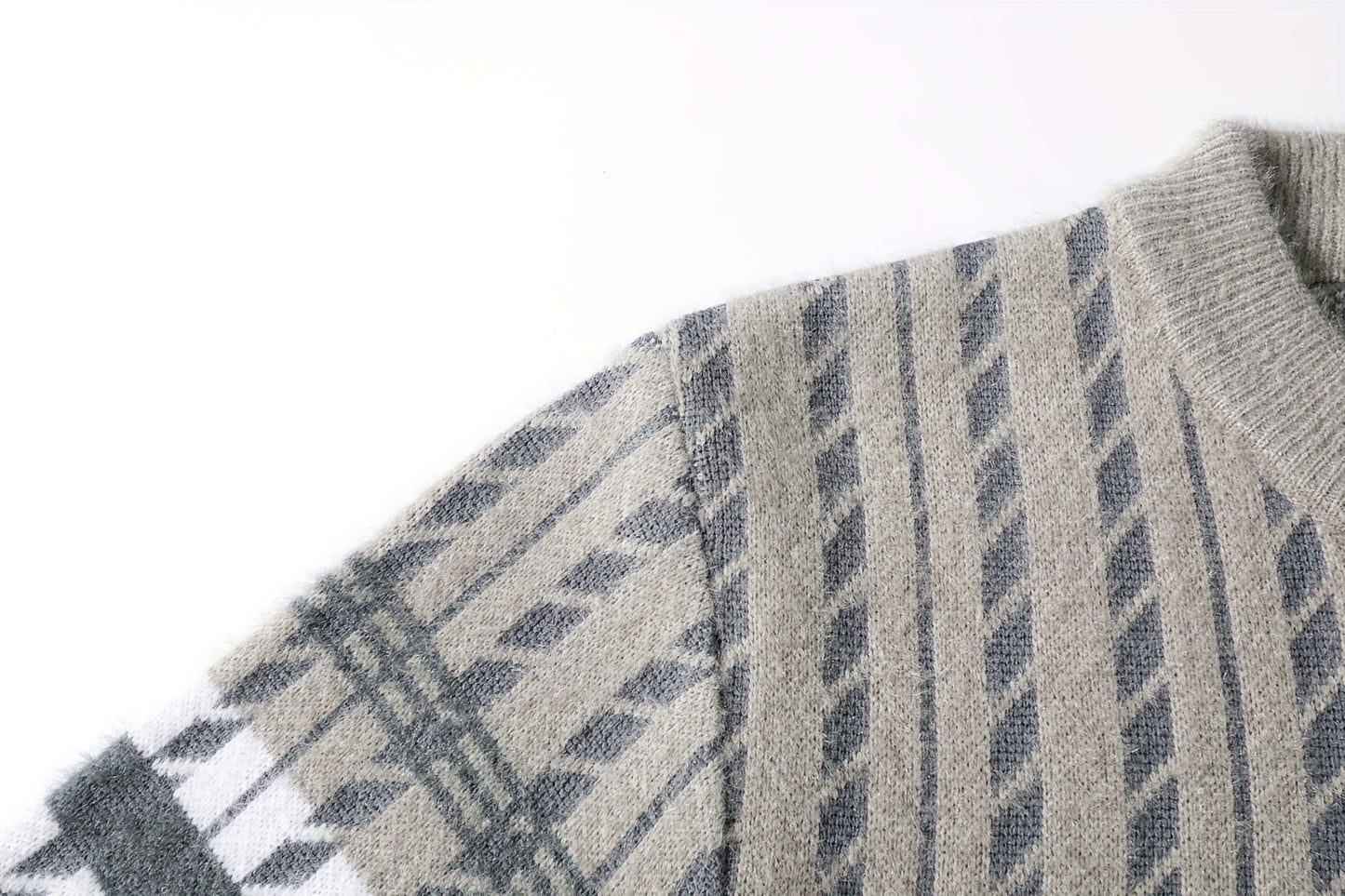 Տղամարդկանց նորաձև հաստ գործվածքով սվիտեր աշնան և ձմռան համար, նոր առօրյա սվիտեր՝ ջերմության համար