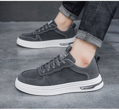 Men's Vintage-Inspired Casual Footwear - Breathable, Non-Slip Sole Low-Top Skate Shoes for All Seasons