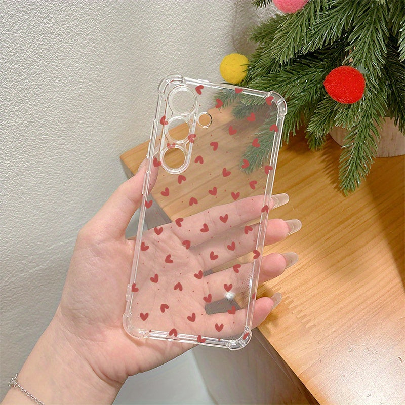 Spotted Love This high-quality TPU transparent protective case for Xiaomi 10T 11T 12LITE 14TPRO and POCO X3 X4 X5 POCO M3 M4 all-inclusive soft protective cover for Redmi 8 9 10 12C 14C NOTE8 9 10 11 12 13 Simple anti-fall Fo