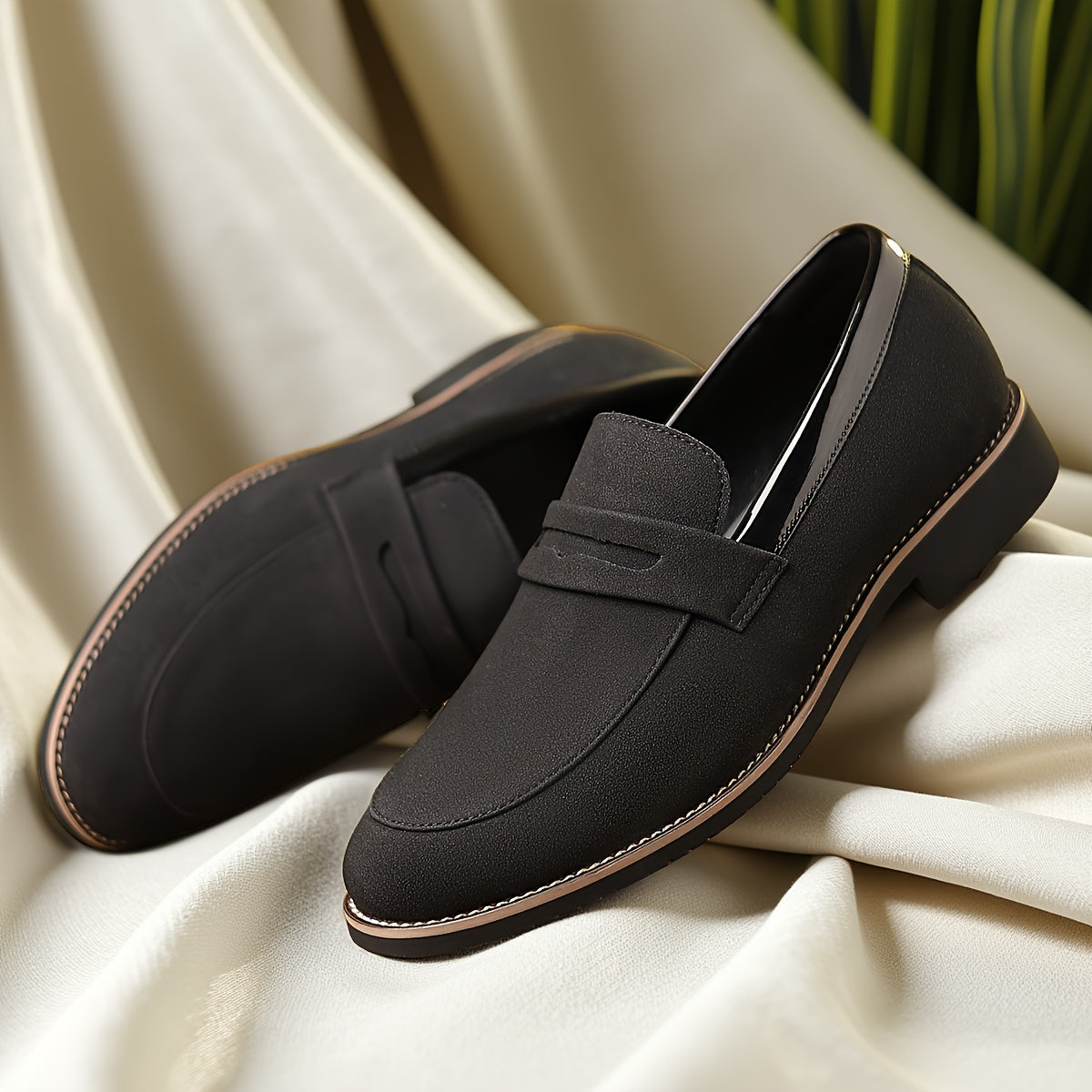 Italian-Style Matte PU Loafers for Casual Everyday Comfort