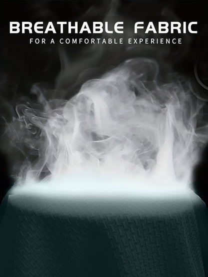 Summer Sports Casual Wear High-End Front Button Short Sleeve Shirt Breathable Turn- Collar Mesh Stretch Solid Color Top Golf Business Men's Short Sleeve - ayq