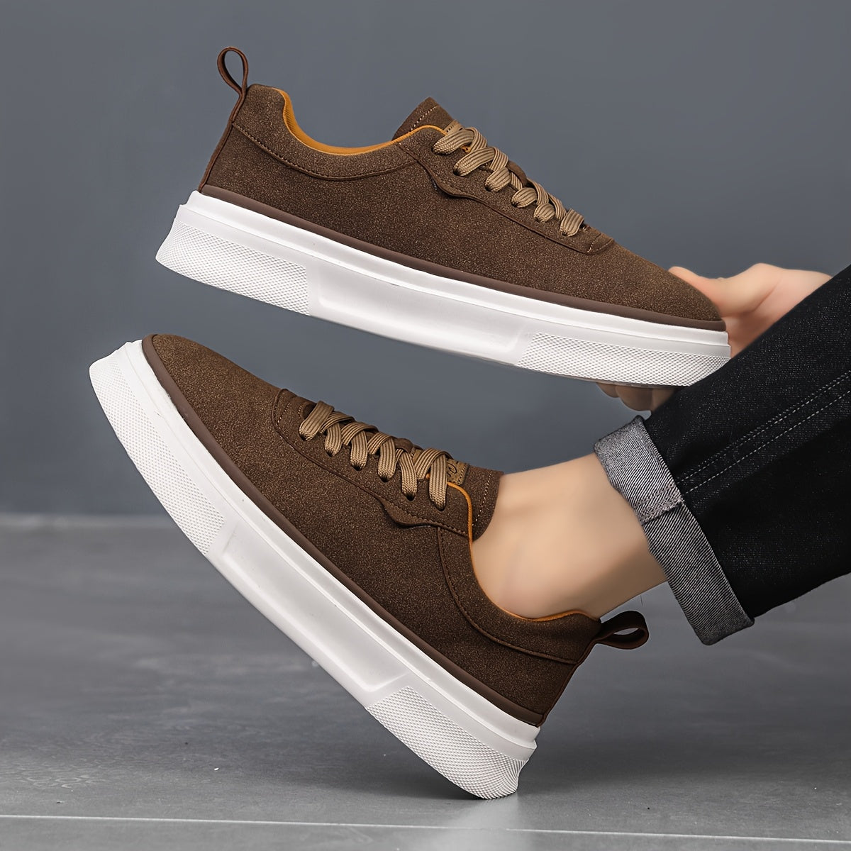 Men's Lightweight Casual Sneakers with EVA Sole, All-Season