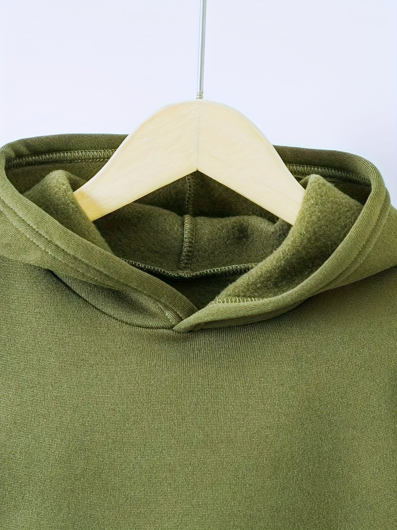 Autumn and Winter Fashion New 'asual Sporty Style Football Print Fleece-Lined Hoodie and Sweatpants Set, Suitable for Outdoor Activities, Casual Wear, Sports Apparel, Trendy Sportswear, Sporty Design, Warm Fabric, Soft Textur