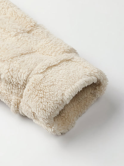 1pc Men Long Sleeve Jacquard Hooded Sweatshirt, Casual Casual Attire