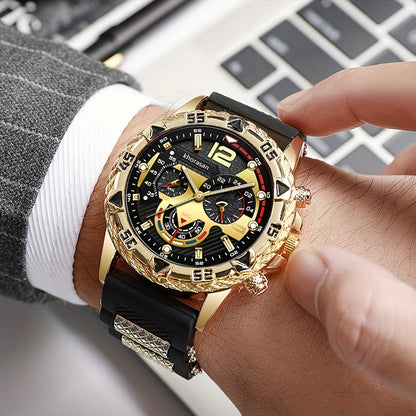 2pcs Unisex Watch and Wallet Set, Suitable for Formal and Casual Occasions, Luxury Business Watch, Casual Watch, Ideal for Father or Boyfriend, Corporate Gift, Dress Watch, Elegant Gift, Classic Design, Durable Material, Wall