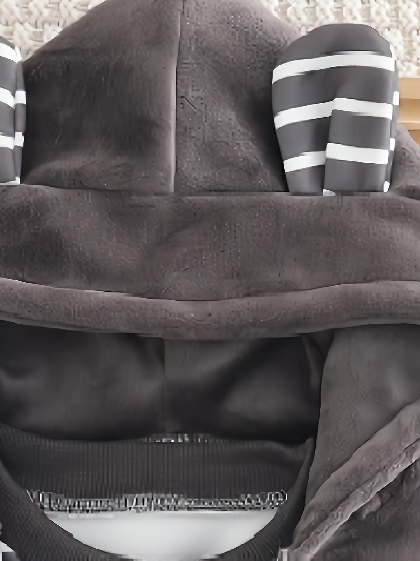 BABICOLOR-ի ձմեռային 3 հատ շան նախշերով գլխարկով բաճկոնի և տաբատի հավաքածու - տաք, ազատ հագուստ, ձմեռային հագուստ առաջին լուսանկարահանումների համար, առօրյա ցուրտ եղանակի վերնազգեստ, իդեալական է բացօթյա օգտագործման համար