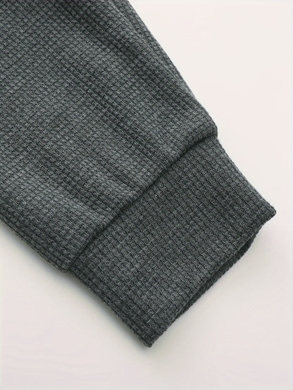 1pc Men'S Casual Polyester Zip-Up Jacket with Lapel Collar, Solid Color, Slight Stretch, Woven Fabric, Regular Fit, No Lining - Spring/Fall Outerwear