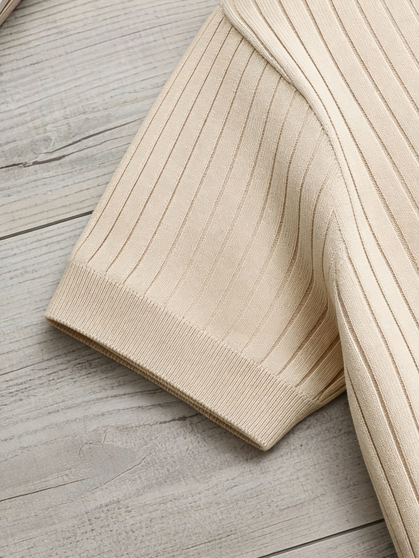 Men'S Summer Short Sleeve Polo Knit Shirt | Casual Solid Color Pullover, Suitable For Daily Wear, Outdoor Activities, And Street Style - ayq