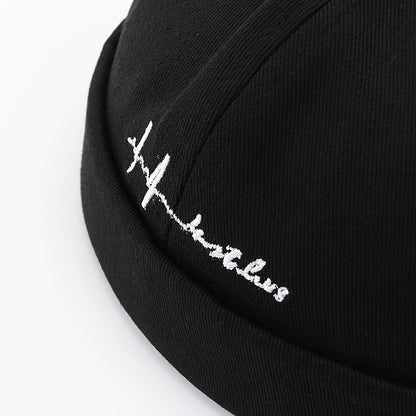 Lightweight Black Korean Style Bucket Hat with Adjustable Buckle