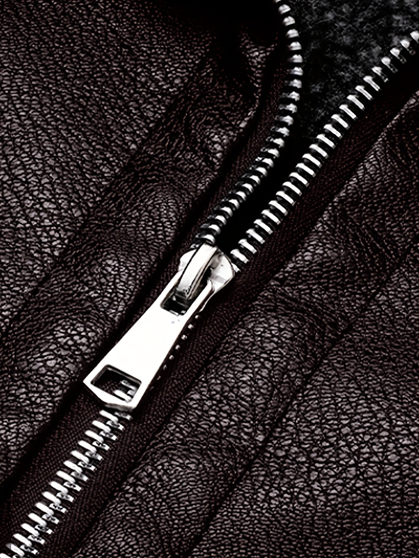 Men'S Cozy Fleece-Lined Bomber Jacket - Thick Winter Coat with Multiple Pockets, Zip-Up Casual Pilot Style, Brown, Polyester Lining, Perfect for Fall & Winter, Winter Bomber Jacket