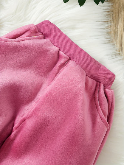 Three-Piece Autumn and Winter Children'S Clothing Baby Girls Set, for Outdoor