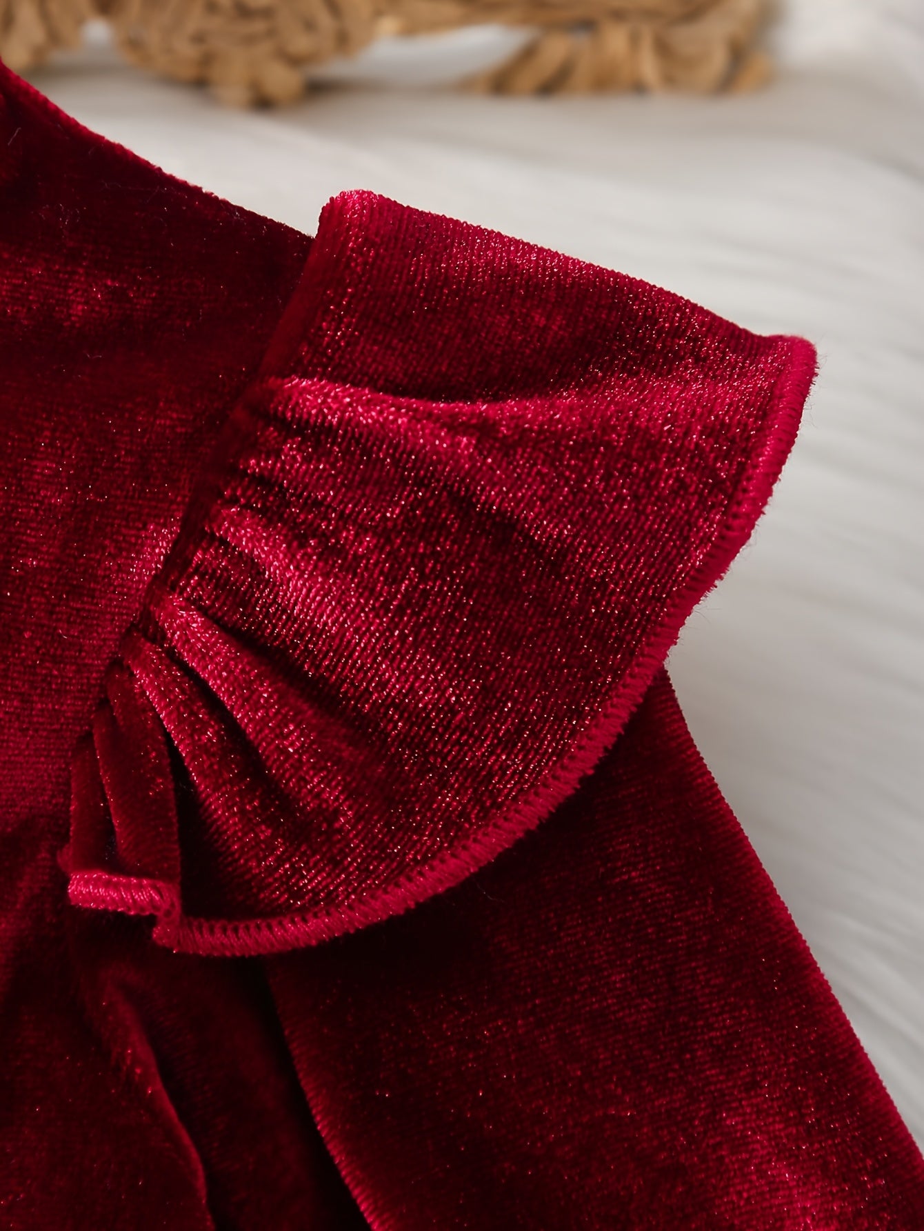 2 հատ ձմեռային զգեստ և գլխարկ - հարմարավետ մորթե տառով հանդերձանք (/), տաք երկար թևքով զգեստ՝ հարմար Սուրբ Ծննդյան համար, լուսանկարահանումներ - լվացքի մեքենայով լվացվող հագուստ