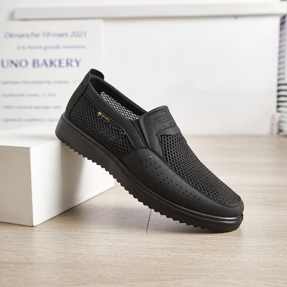 Men's Breathable Slip-On Casual Large Size Sneakers - ayq