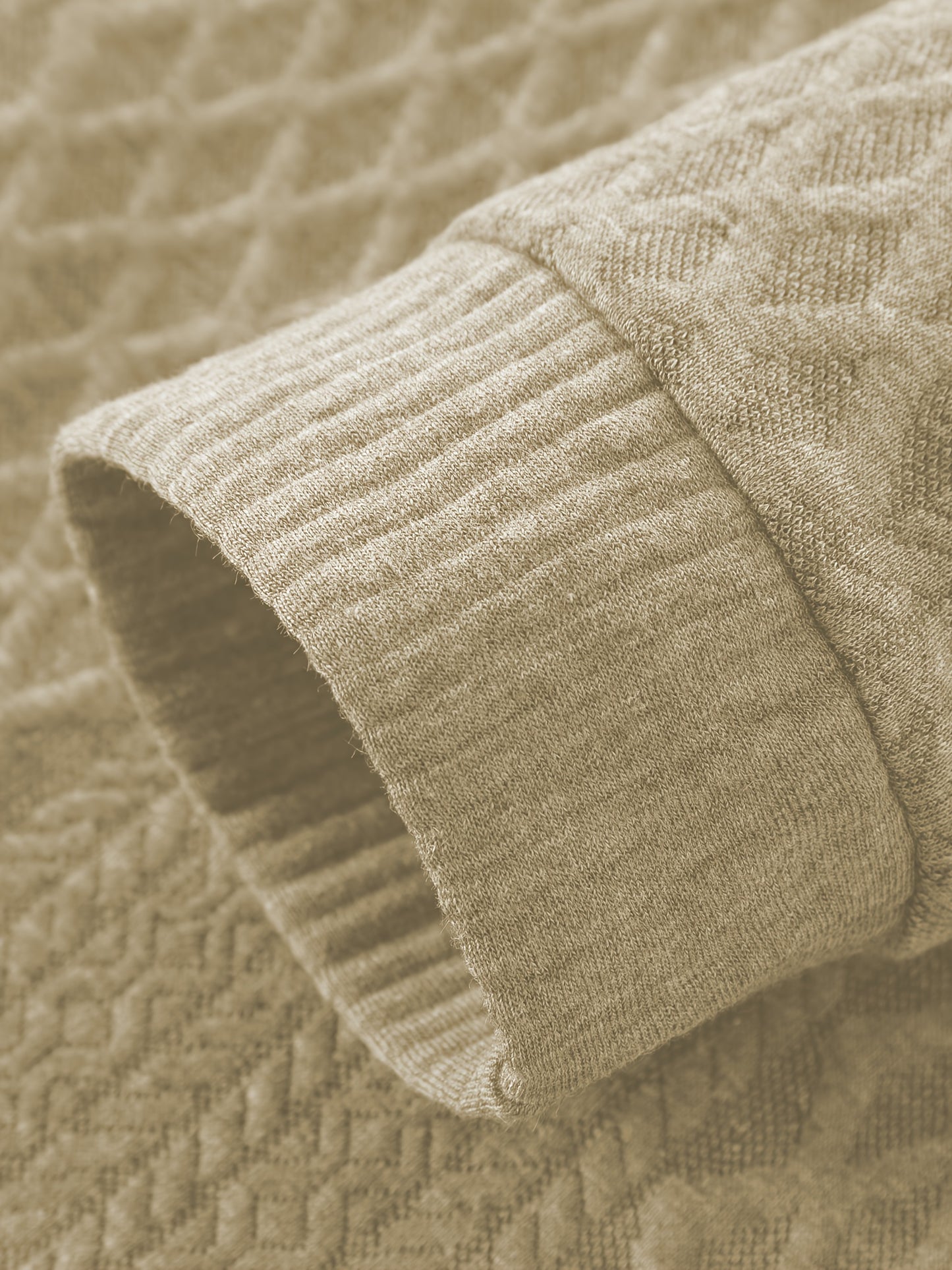 Men's Beige & Orange Contrast Full-Zip Jacket - Winter Warmth Loose-Fit Tailored Coat with Stand Collar, Zippered Pockets & Full-Zip Closure, Machine Washable Casual Outerwear for Men (Beige/Orange) - Ideal for Fall and Winte