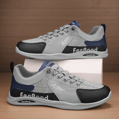 Men's Vintage Old School Style Sneakers, Comfy Non Slip Durable Canvas Breathable Shoes, Men's Footwear