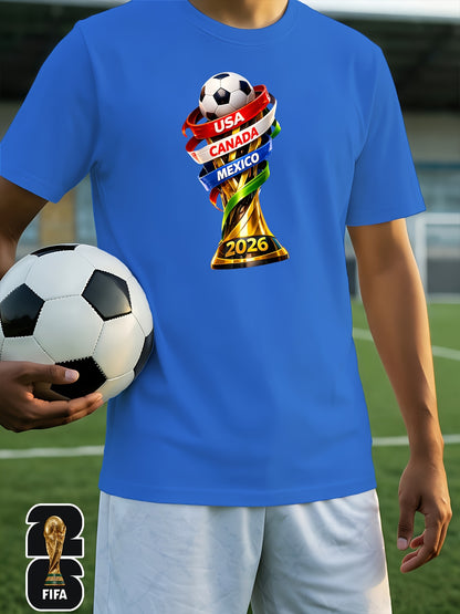 Men's FIFA 2026 World Cup Casual Soft Breathable T-Shirt