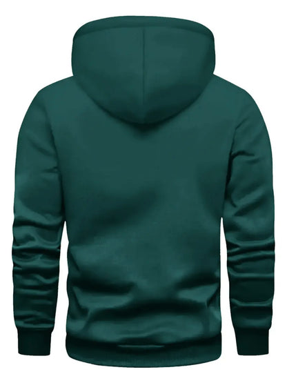 Men's Hooded Sweatshirt with Argentina Design - Casual Winter Pullover