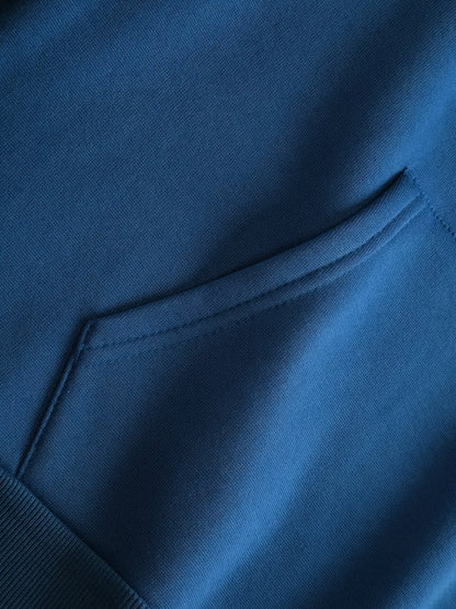 Men's Christmas Hooded Sweatshirt with Rudolph & Santa Print - Thickened Winter Pullover Hoodie, Warm Long Sleeve Casual Sweater for Skiing, Parties, Team Events - Machine Washable (Couple Matching, Unisex Style)