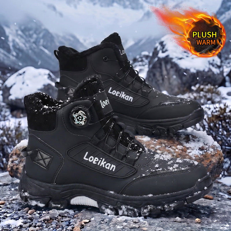 Men's Lightweight Winter Work Boots with Warm Lining & Non-Slip Sole