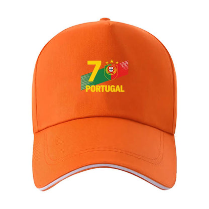 7 Portugal Emblem Sports Cap for Workouts and Jogging