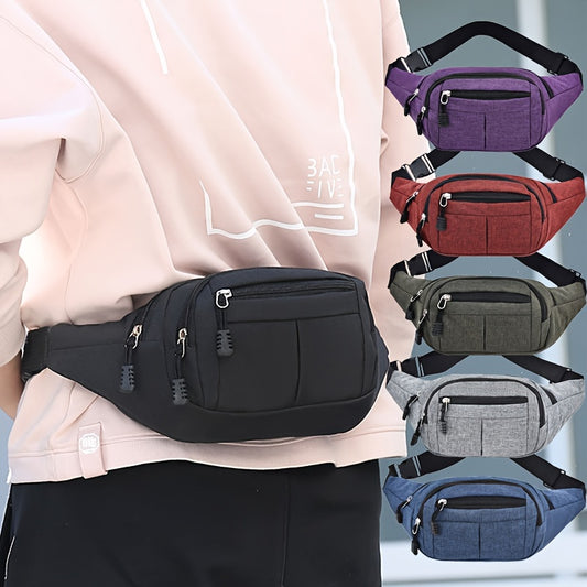 Fashion Canvas բացօթյա ճամփորդական իրան պայուսակ Casual Fanny Pack