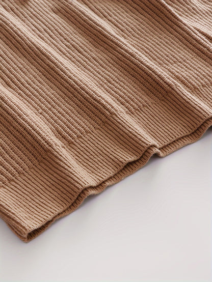 Men'S Color-Blocked Jacquard Knit Warm Hoodie