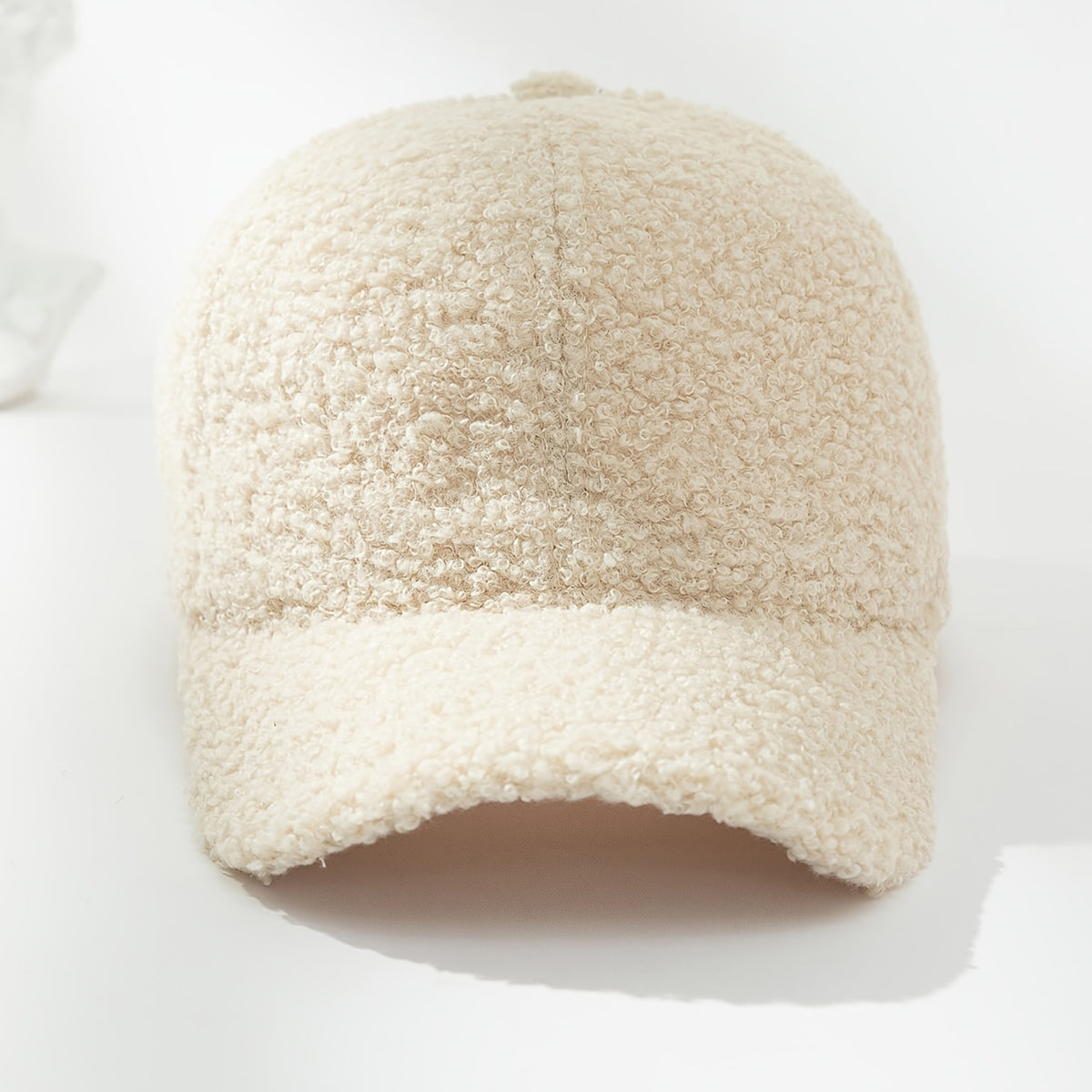 Warm Plush Baseball Cap for Fall and Winter Casual Wear