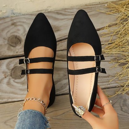 Women's All-Season Leopard Print Mary Jane Flat Shoes