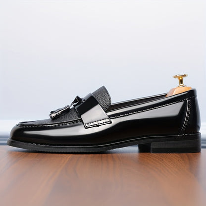 Men's Casual Slip-On Ankle Loafers with Rubber Sole