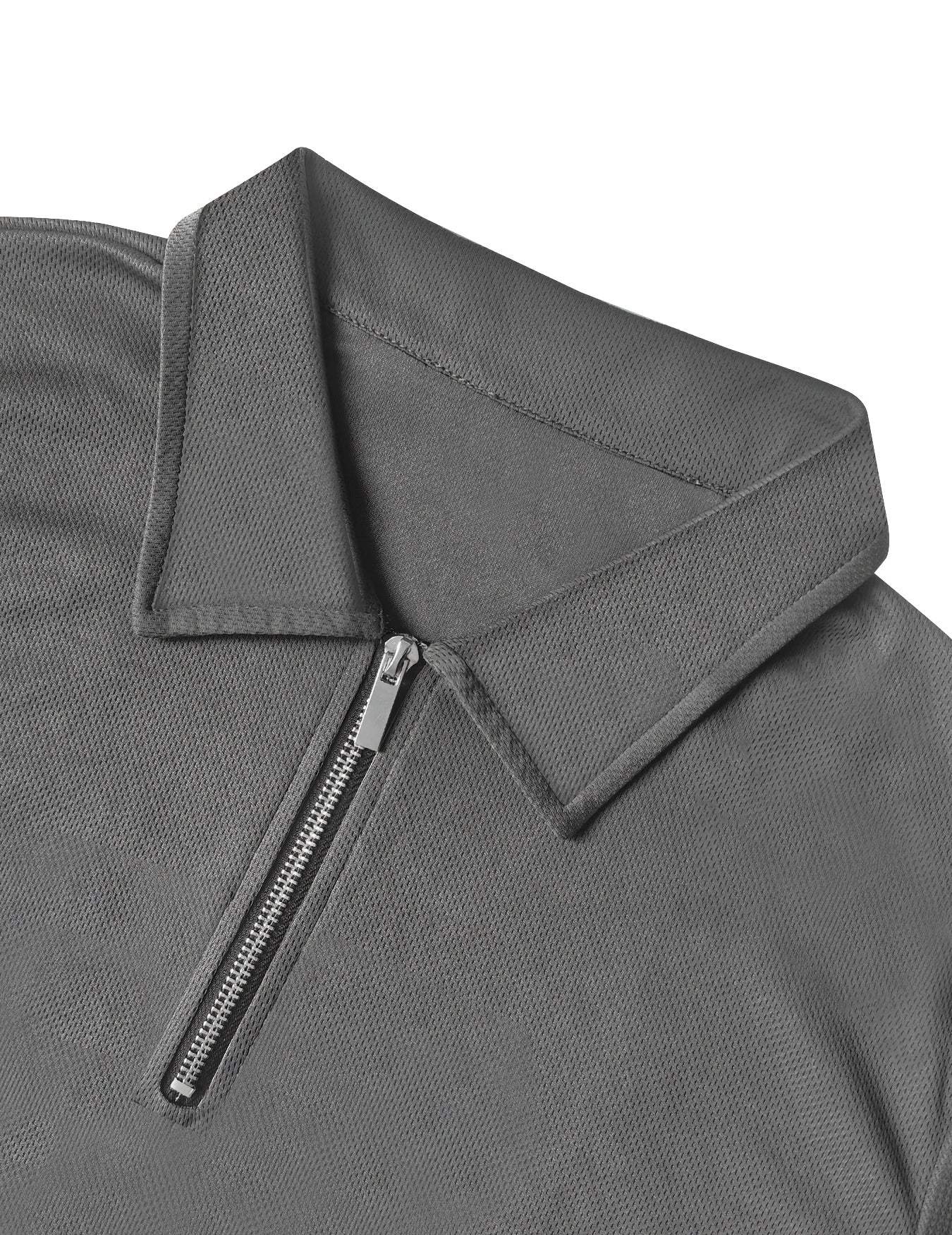 New Style Half-zip Short Sleeve, Casual Fashion Quick-dry Breathable Lapel Short Sleeve, Popular Men's Top - ayq