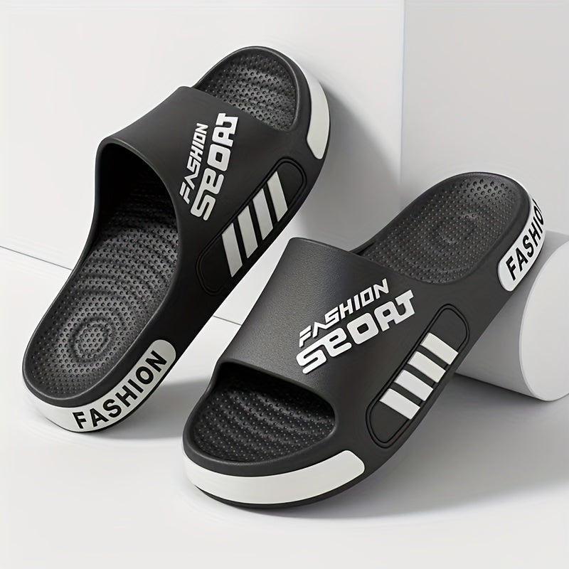 Men'S Summer Stylish Massage Non-Slip Textured Design Sandals, Suitable for Home, Outdoor, And Bathroom Use. - ayq