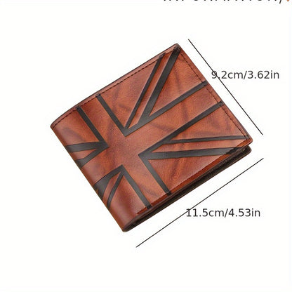 Zuolaiwt European And American Retro Short Wallet for Men with a Large Capacity Coin Purse And Multiple Card Slots