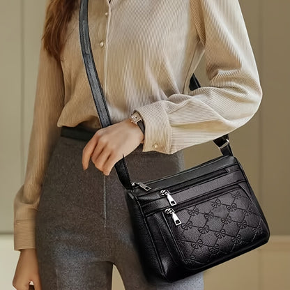 Unisex չեզոք քիվիլացված քառակուսի խաչաձև պայուսակ, թեթև պատահական սպորտային ճամփորդական փոքրիկ պայուսակ տղամարդկանց և կանանց համար: