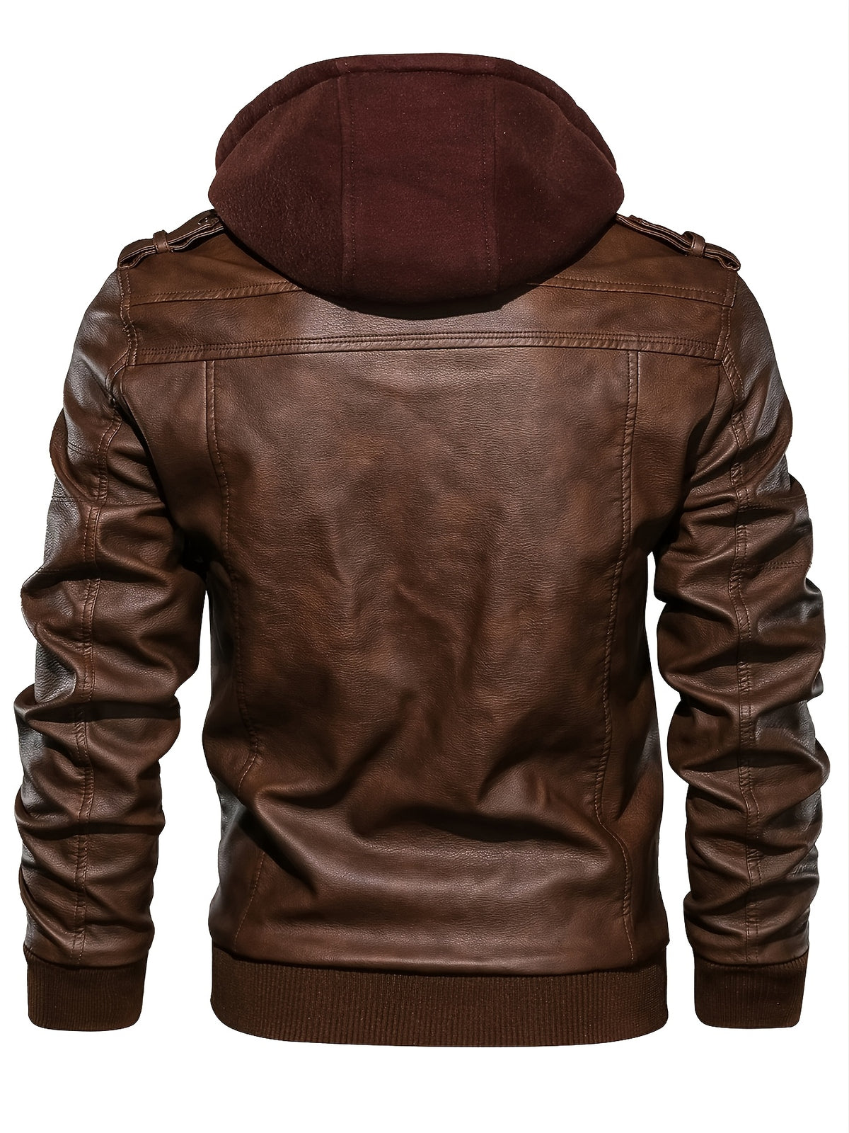 Men's Casual Hooded Softshell Jacket for Fall/Winter