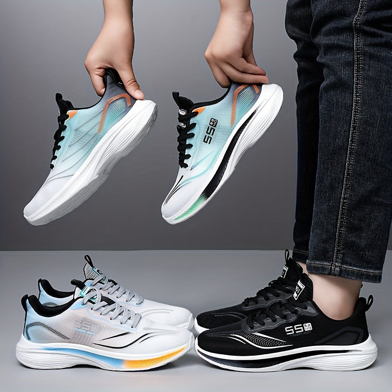 Men's Shoes Spring Summer Mesh Breathable Super Light Casual Sneaker, Men's Soft Sole Anti-skid Shock Absorption Student Running Sneaker-plus Size Tennis Casual Walking Fitness Hiking Shoes-perfect Sneaker for Outdoor Adventu - ayq