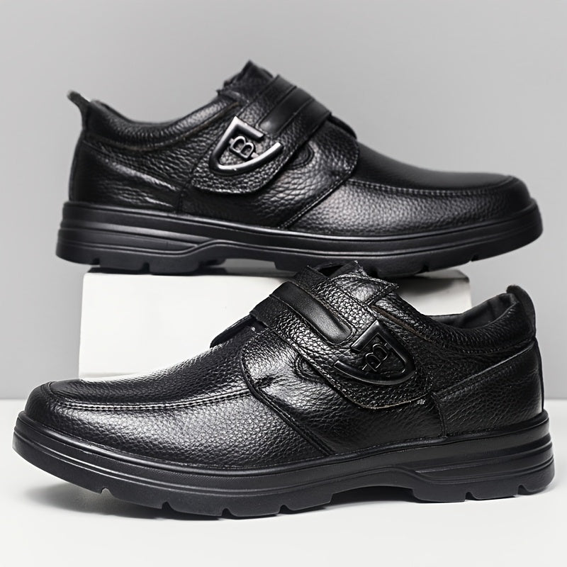 Men's Breathable Oxford Monk Strap Shoes with Soft Non-Slip Sole