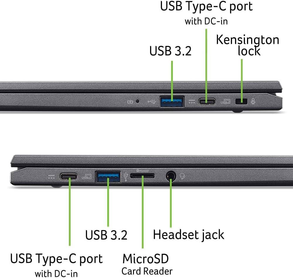 Acer Chromebook plus 514 Laptop with Google AI – 14" Full HD 1920 X 1080 IPS Touch Display | Intel Core I3-N305 | 8GB LPDDR5 | 128GB SSD | Wi-Fi 6E | FHD Camera | Chrome OS | CB514-4HT-375Z