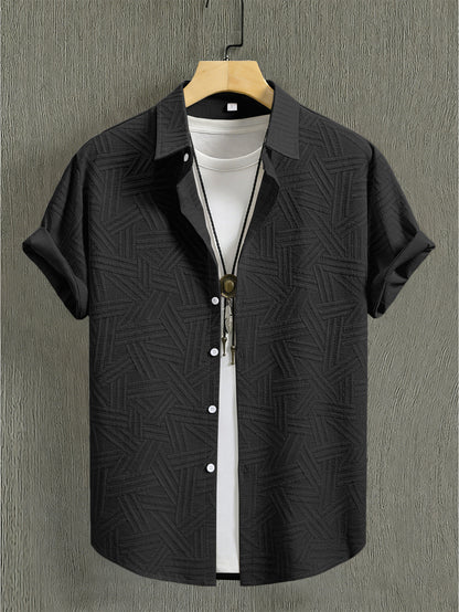 Men's Casual Shirt and Pants Set, Lightweight Summer Essentials