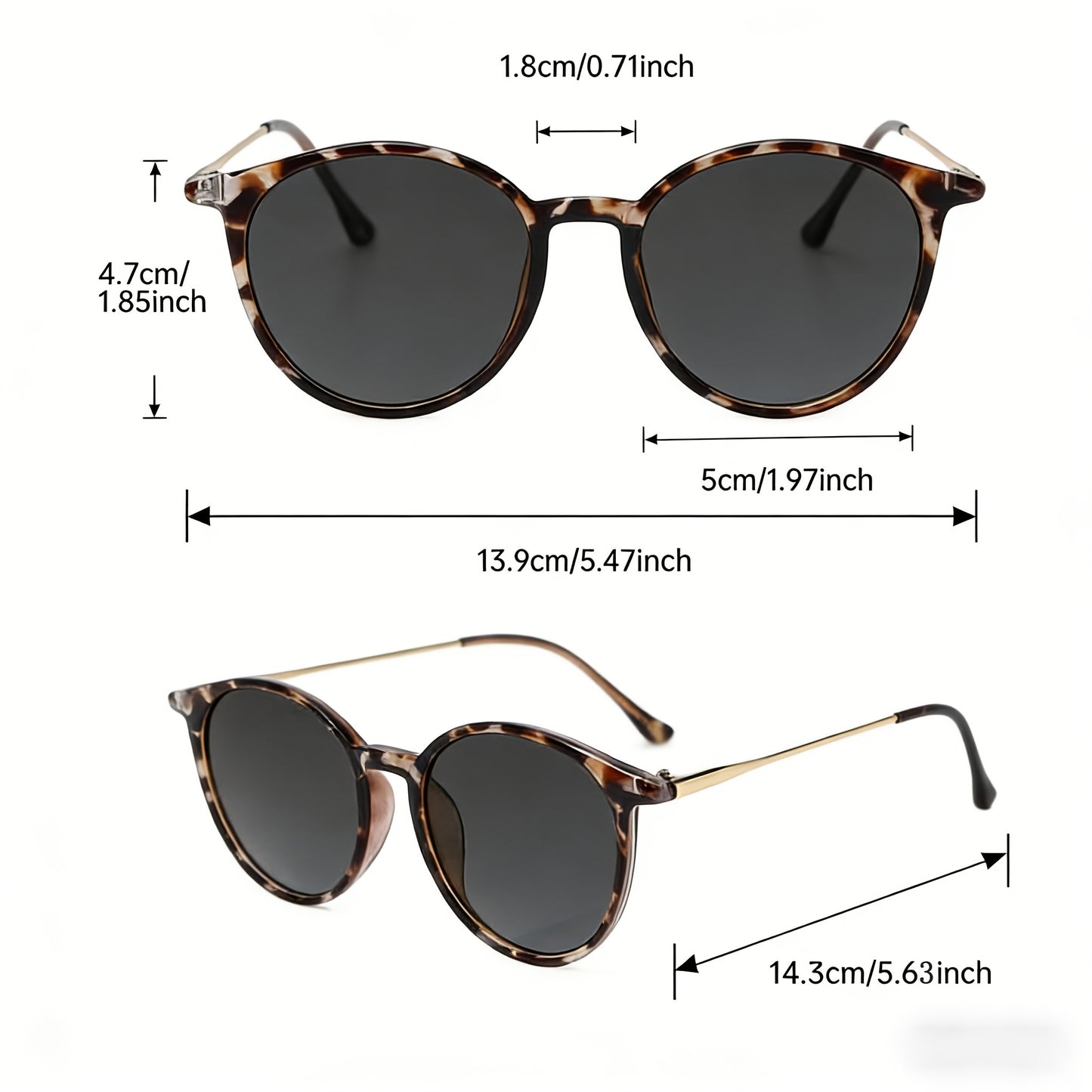Retro-Style UV400 Fashion Glasses for Men and Women