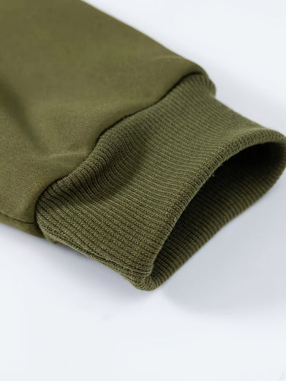 2pcs Autumn and Winter Hot-Selling New Boys' Warm Fleece Set: Hoodie + Thermal Pants, Casual Sporty Style for Outdoor Wear, Perfect for Outdoor, Sportive For Boy, Boy Clothe Age, Boy Set, Clothes Sons, Trening Baieti Copii, B