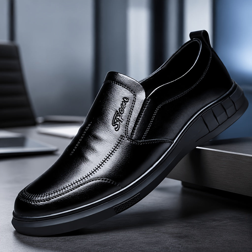 Men's Casual Business Slip-On Shoes, Lightweight & Comfortable