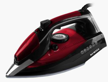 Գոլորշիով արդուկ KUMTEL HMU-02 RED — 2500 Վտ, կարմիր